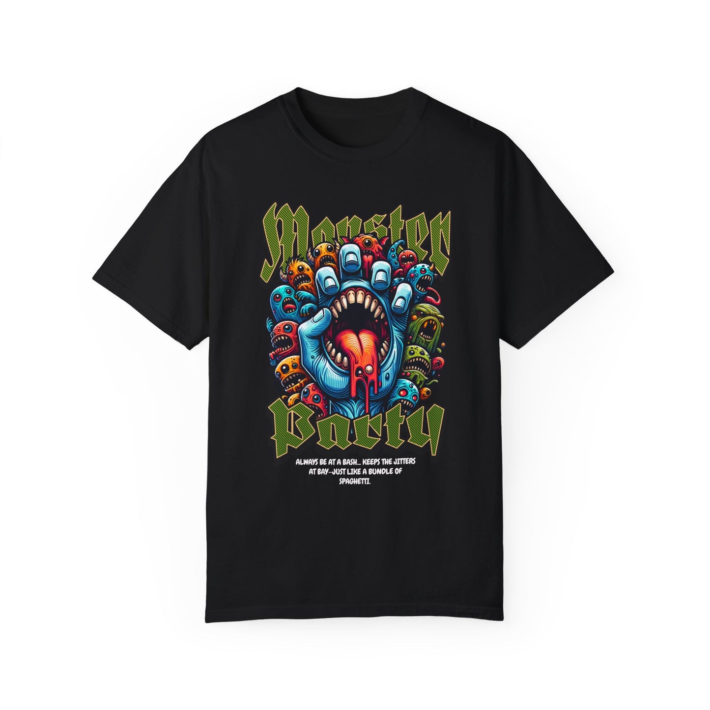 Monster Party Unisex Garment-Dyed T-shirt